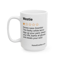 DOGS - WESTIE - WHITE MUG