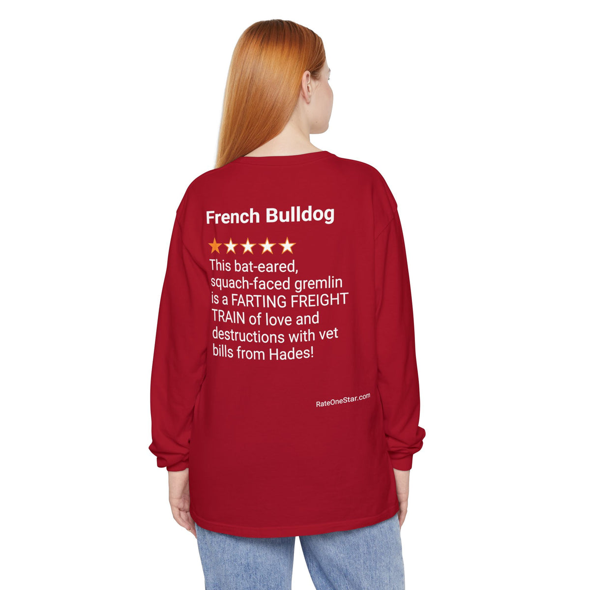DOGS - FRENCH BULLDOG - BACK PRINT