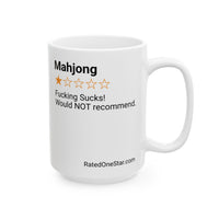 MAHJONG - WHITE MUG
