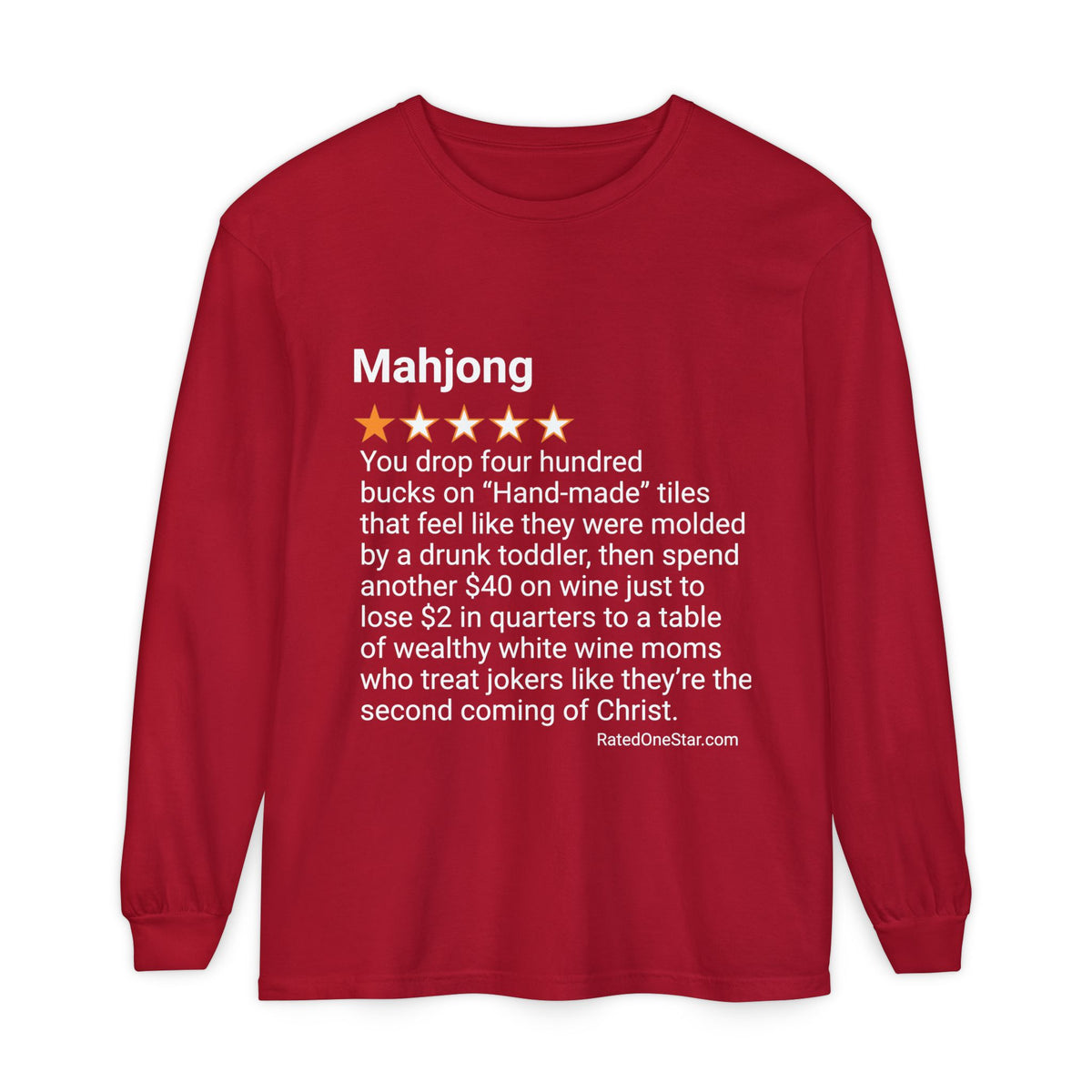 MAHJONG - PLASTIC SHIT MADE IN CHINA