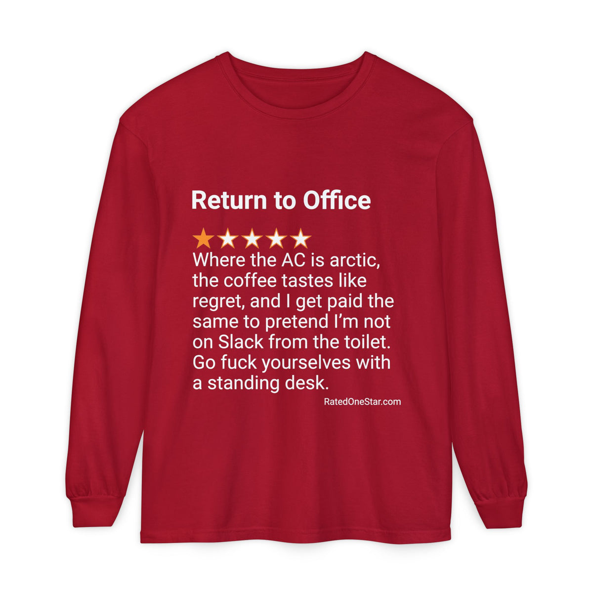 RETURN TO OFFICE - REGRET