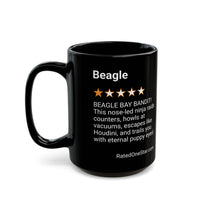 DOGS - BEAGLE - BLACK MUG