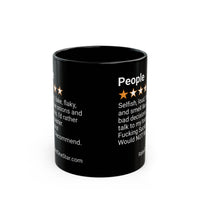 PEOPLE - SELFISH - BLACK MUG