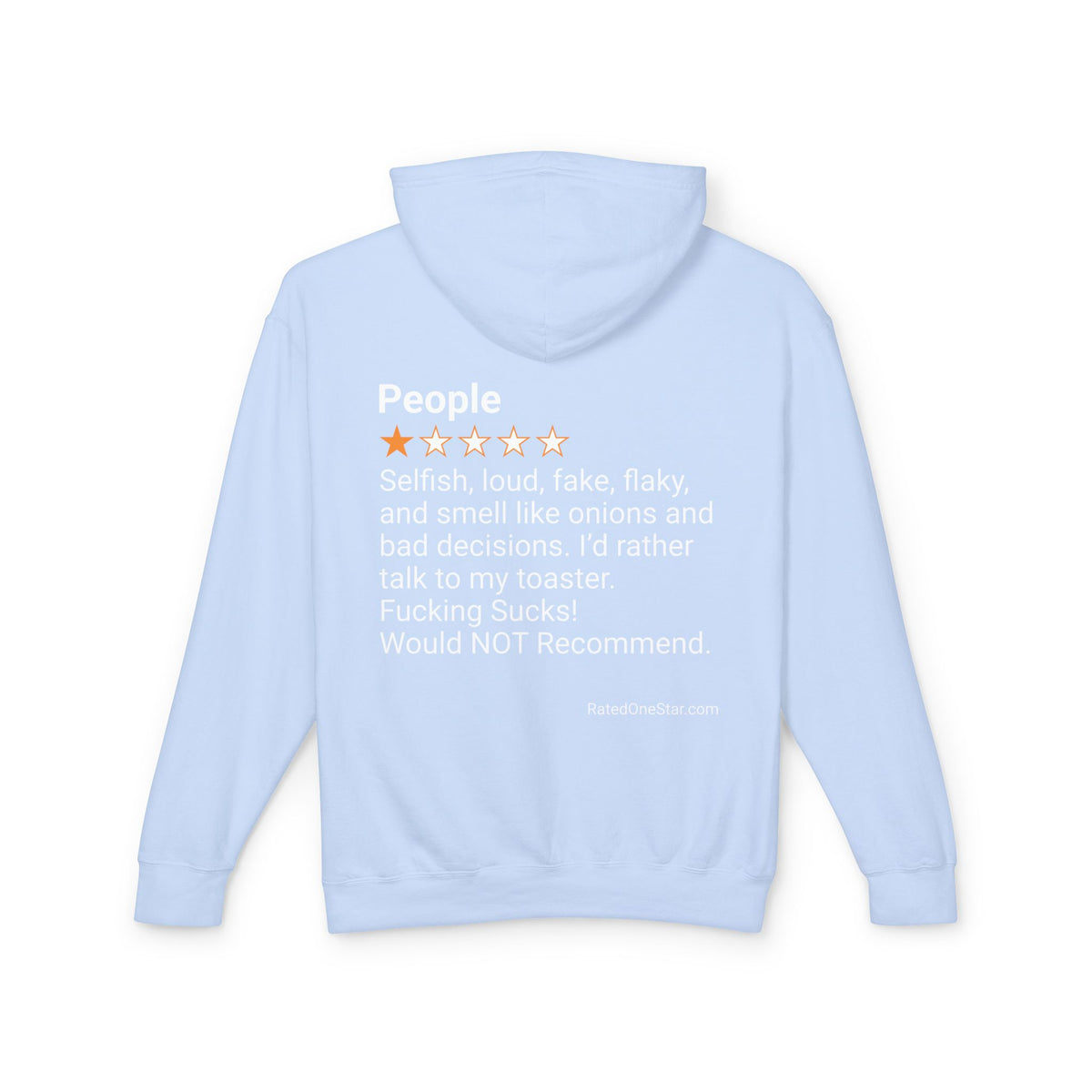 PEOPLE - SELFISH - BACK PRINT