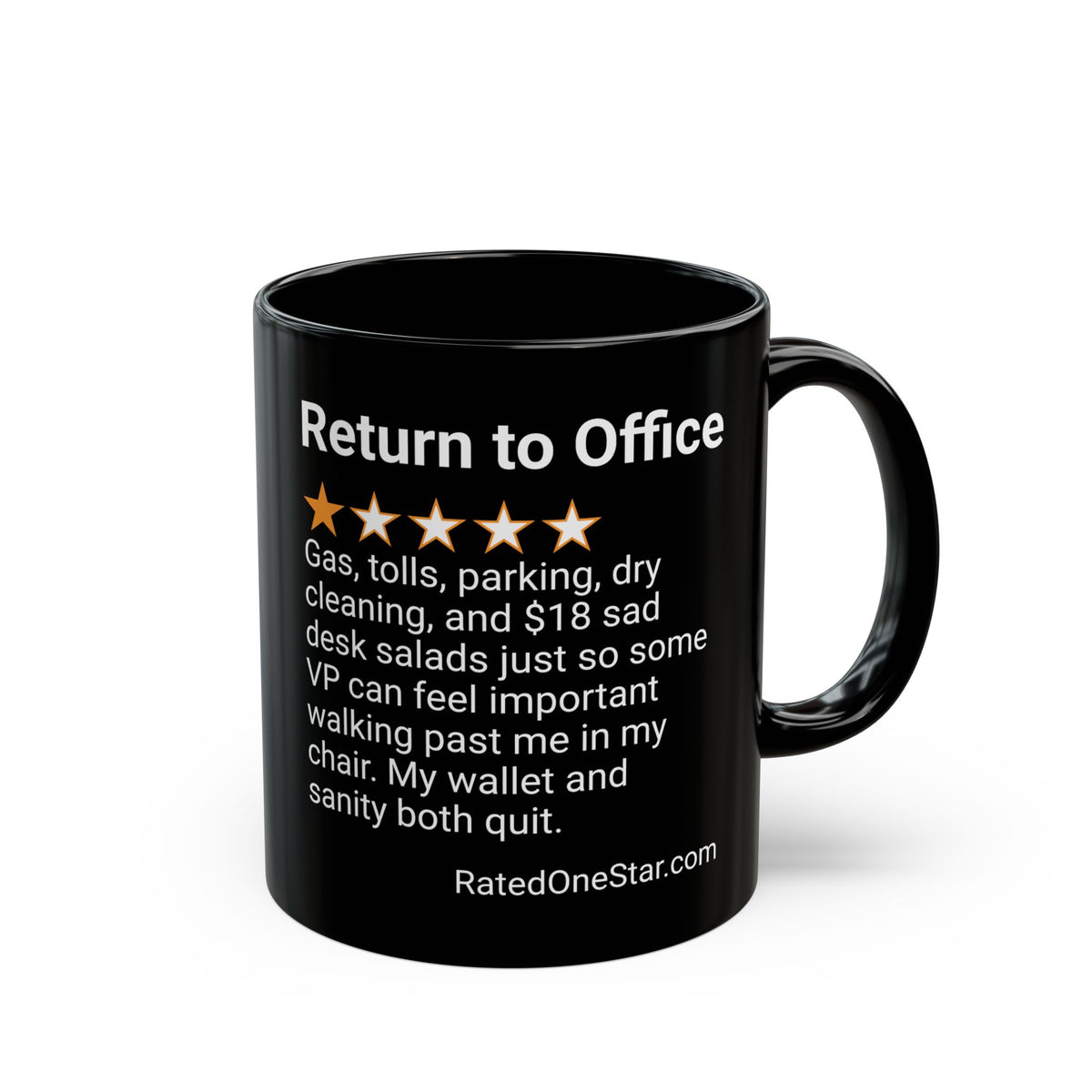 RETURN TO OFFICE - VP - BLACK MUG