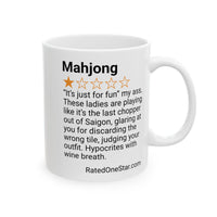 MAHJONG - JUST FOR FUN - WHITE MUG