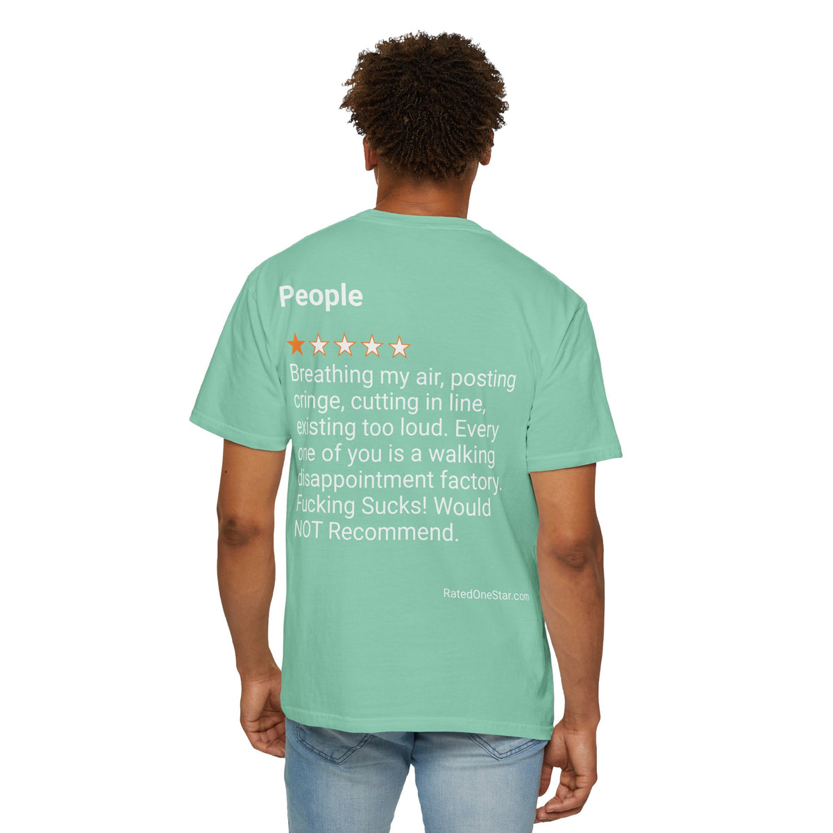 PEOPLE - POSTING CRINGE - BACK PRINT
