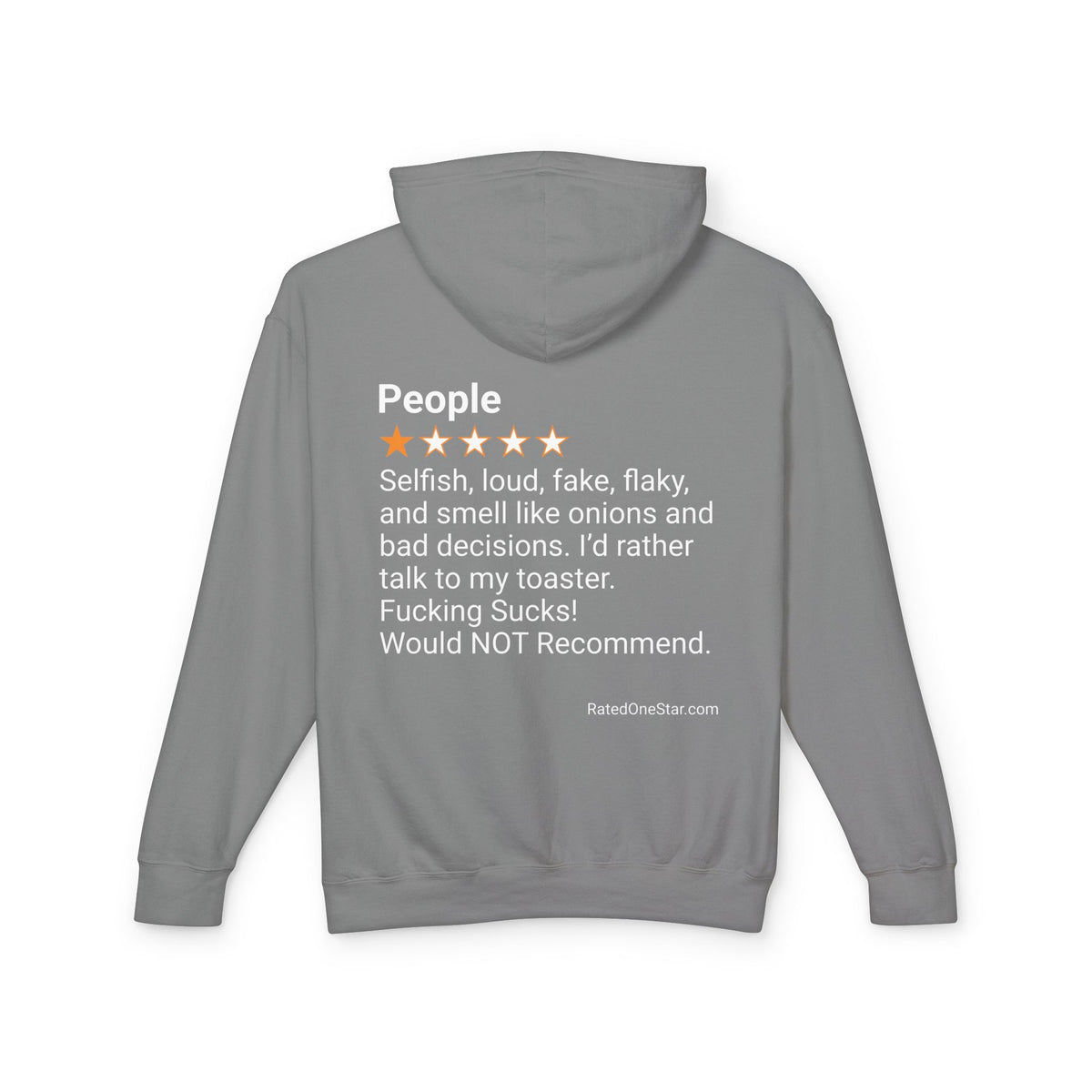 PEOPLE - SELFISH - BACK PRINT
