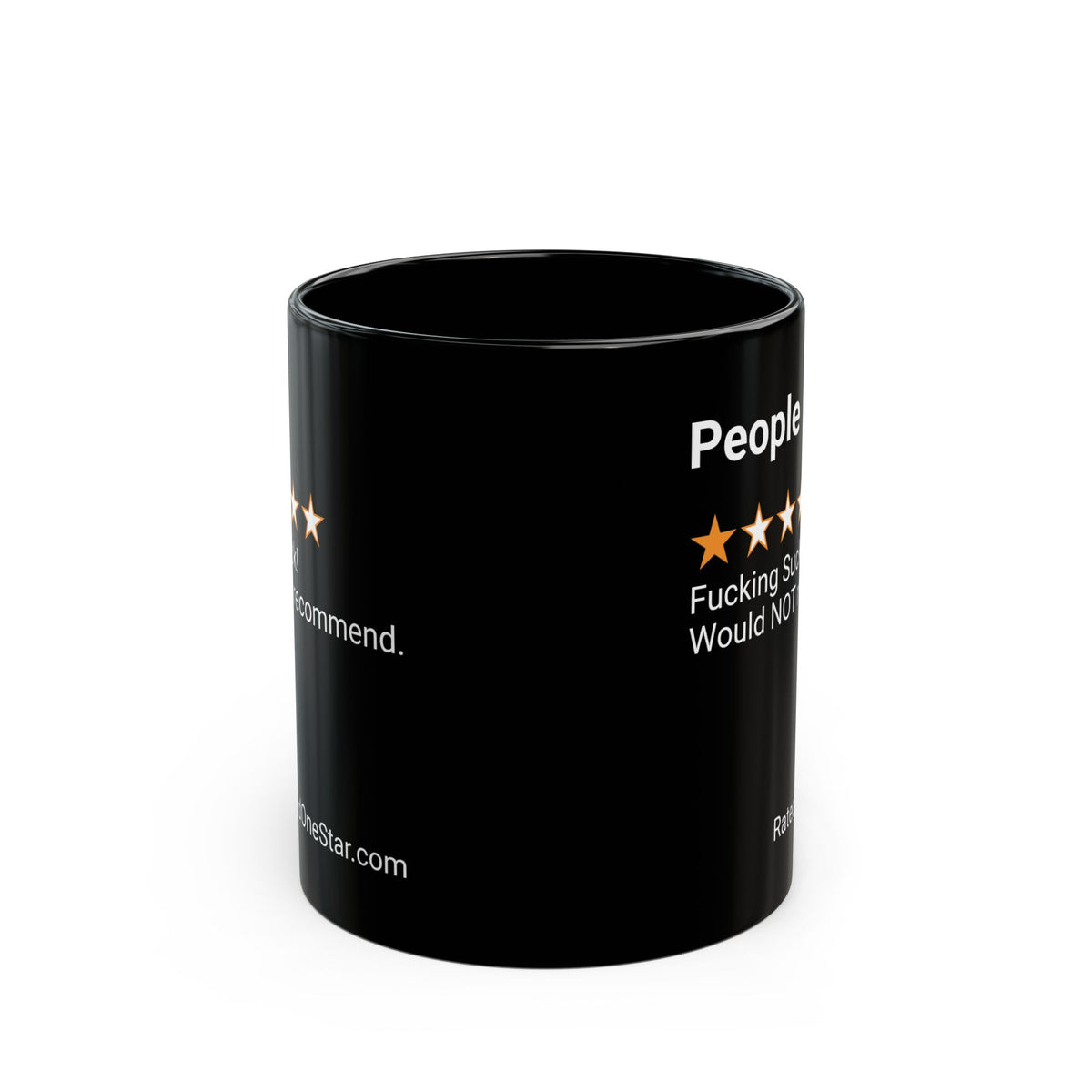 PEOPLE - BLACK MUG