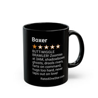DOGS - BOXER - BLACK MUG