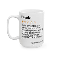 PEOPLE - RUDE - WHITE MUG