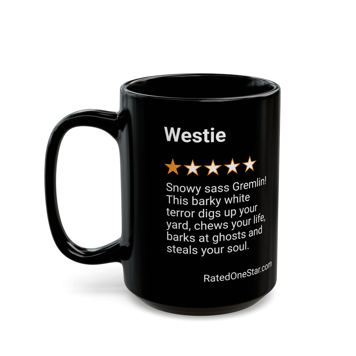 DOGS - WESTIE - BLACK MUG