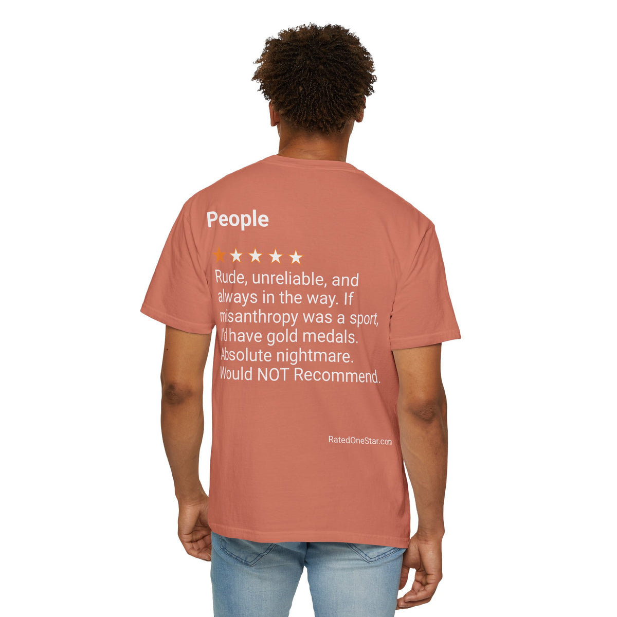 PEOPLE - RUDE - BACK PRINT