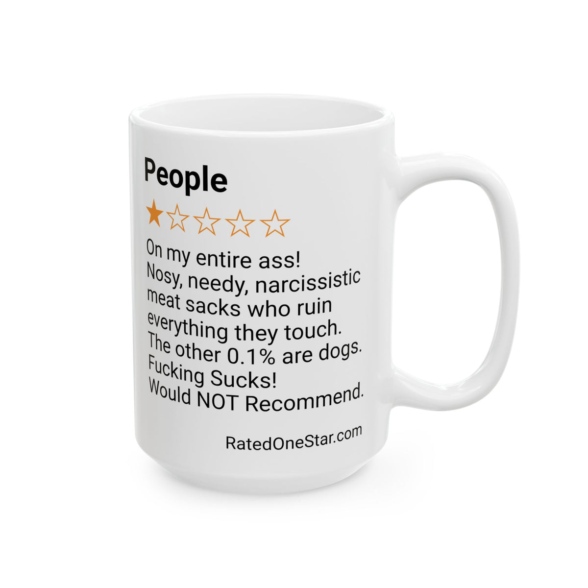 PEOPLE - MEAT SACKS - WHITE MUG