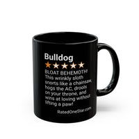 DOGS - BULLDOG - BLACK MUG