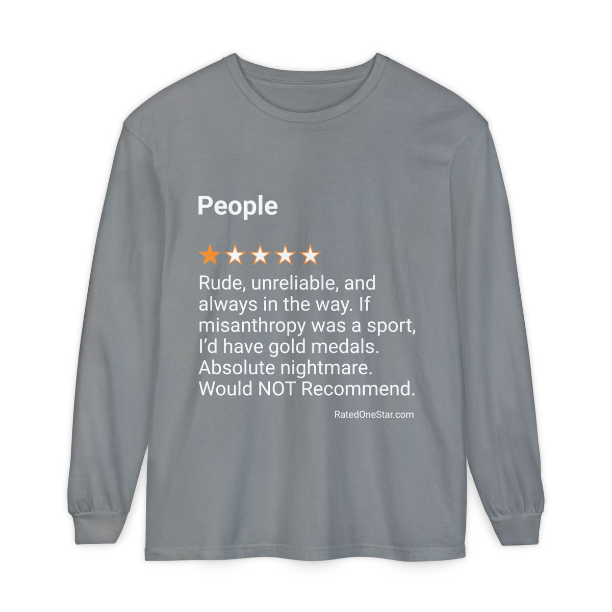 PEOPLE - RUDE - FRONT PRINT