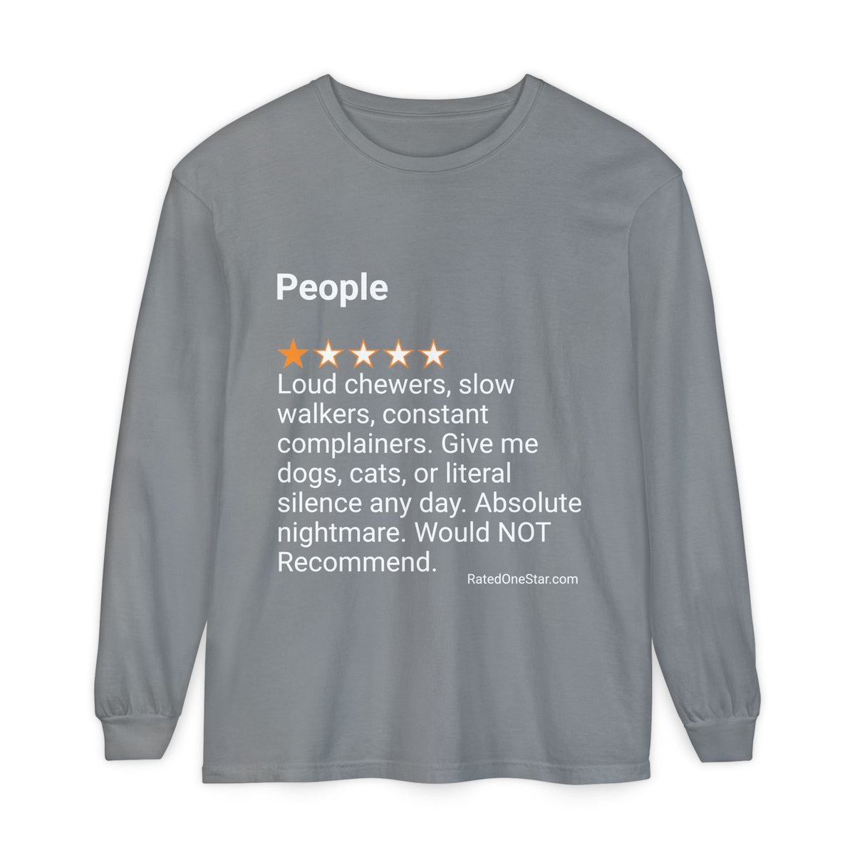 PEOPLE - LOUD CHEWERS - FRONT PRINT