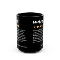 MAHJONG - PLASTIC SHIT MADE IN CHINA - BLACK MUG