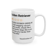 DOGS - GOLDEN RETRIEVER - WHITE MUG