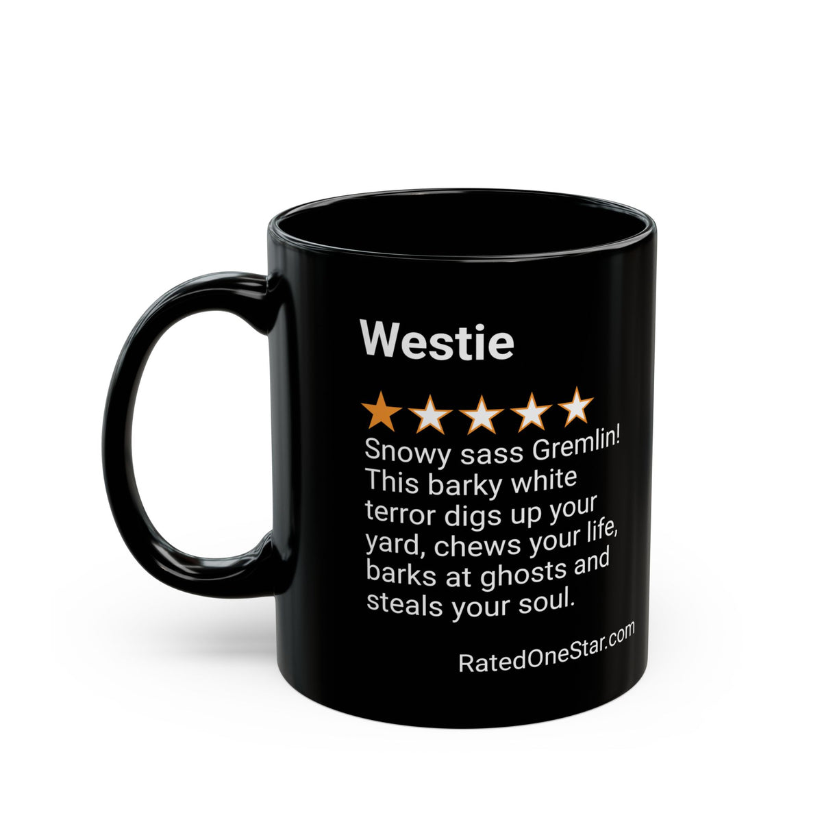 DOGS - WESTIE - BLACK MUG