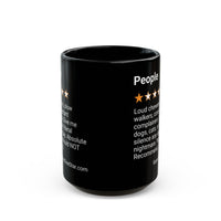 PEOPLE - LOUD CHEWERS - BLACK MUG