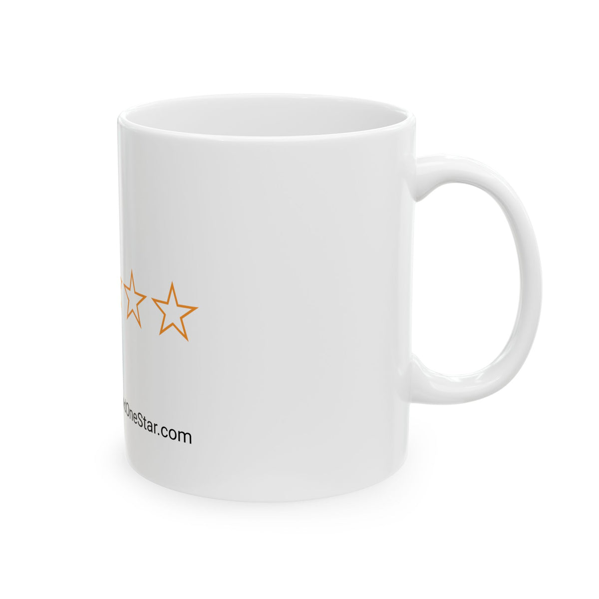 RATED ONE STAR - MUG WHITE