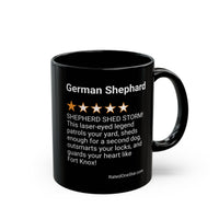 DOGS - GERMAN SHEPHERD - BLACK MUG