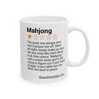 MAHJONG - QUIET ONE - WHITE MUG