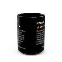 PEOPLE - POSTING CRINGE - BLACK MUG