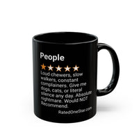 PEOPLE - LOUD CHEWERS - BLACK MUG